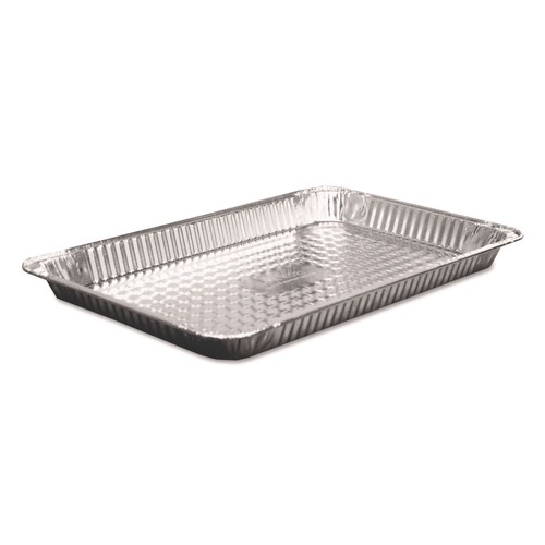 Labor Day Sale! Save $30 off $199! | Handi-Foil HFA 402170 12.19 in. x 20.75 in. x 1.63 in. Aluminum Steam Table Pans (50/Carton) image number 0