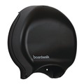 Paper Towels and Napkins | Boardwalk R2000BKBW 11 in. x 6.25 in. x 12.25 in. Single Jumbo Toilet Tissue Dispenser - Black image number 1