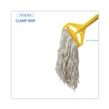 Mops | Boardwalk BWKCM02032S #32 Cut-End Cotton Mop Head - White (12/Carton) image number 5