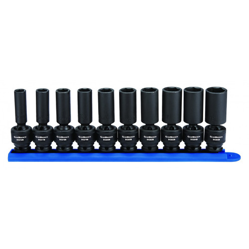 Sockets | GearWrench 84924N 10-Piece 3/8 in. Drive Metric Deep Universal Socket Set image number 0