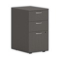 Office Furniture & Lighting | HON HLPLPMBBF.LSL1 Mod 3-Drawer Box Box File Legal Letter 15 in. x 20 in. x 28 in. Left or Right Mobile Pedestal - Slate Teak image number 0
