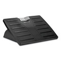 Office Furniture Accessories | Fellowes Mfg Co. 8035001 17.5 in. W x 13.13 in. D x 4.13 in. to 5.63 in. H Adjustable Locking Footrest with Microban - Black/Silver image number 1
