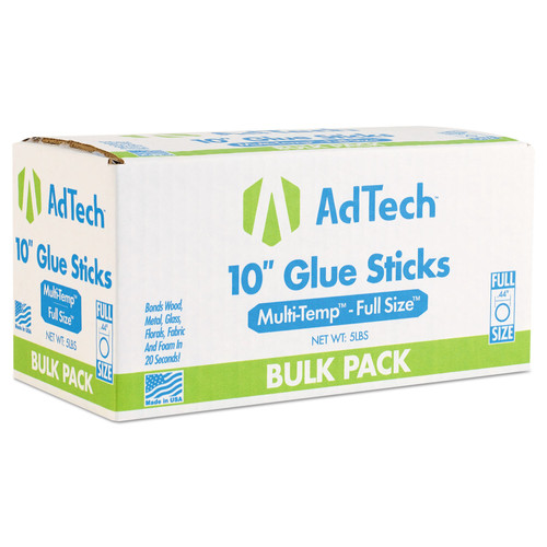 Caulk and Adhesive Guns | AdTech 220-115-5 Glue Sticks Bulk Multi-Temp Full Size 10-in General Purpose image number 0
