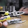 Crimpers | Klein Tools J207-8CR 8.5 in. All-Purpose Needle Nose Pliers with Crimper image number 5