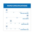 Office Jansan | Hammermill 10500-7 Copy Plus 8.5 in. x 11 in. 92 Bright 20 lbs. Bond Weight Print Paper - White (10/Carton) image number 2