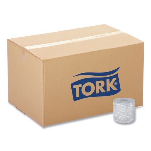 Toilet Paper | Tork 2465100 2-Ply Septic Safe Advanced Bath Tissue - White (80/Carton) image number 0