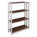 Office & Office Supplies | Linea Italia LITTR735MOC 31-1/2 in. x 11-5/8 in. x 43-1/4 in. Three-Shelf Trento Line Bookcase - Mocha image number 0