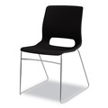 Office & Office Supplies | HON HMS1.N.ON.Y Motivate Supports Up to 300 lbs. High-Density Stacking Chairs - Onyx/Black/Chrome (4/Carton) image number 10