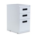 Office Carts & Stands | Alera ALEPABBFLG 14.96 in. x 19.29 in. x 27.75 in. 3-Drawers: Box/Box/File Legal/Letter Left or Right File Pedestal - Light Gray image number 0