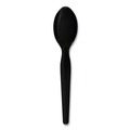 Cutlery | Boardwalk BWKSPOONHWBLA Heavyweight Polystyrene Teaspoon Cutlery - Black (1000/Carton) image number 1