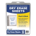 Office Jansan | C-Line 57911 8.5 in. x 11 in. Self-Stick Dry Erase Sheets - White (25/Box) image number 0