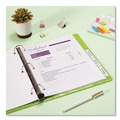  | Avery 11835 Big Tab 11 in. x 8.5 in. 5-Tab Insertable Plastic Dividers - Clear (1-Set) image number 2