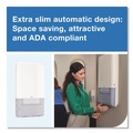 Paper Towels and Napkins | Tork 552540 PeakServe 14.47 in. x 4.04 in. x 25.15 in. Automatic Continuous Paper Hand Towel Dispenser - White image number 3