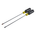 Screwdrivers | Klein Tools 85072 2-Piece Long Blade Slotted and Phillips Screwdriver Set image number 1