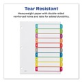 Office Jansan | Avery 11842 1 - 10 Tab 11 in. x 8.5 in. Customizable TOC Ready Index Divider Set - Multicolor (1 Set) image number 7