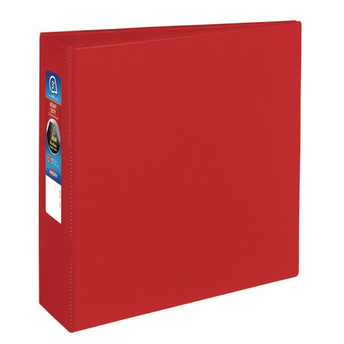 Office Jansan | Avery 79583 3 Locking One Touch EZD Rings 3 in. Capacity 11 in. x 8.5 in. Heavy-Duty Non-View Binder with DuraHinge - Red image number 0