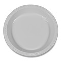 Bowls and Plates | Tablemate 10644WH 10.25 in. Diameter Plastic Dinnerware Plates - White (125/Pack) image number 2