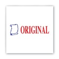 Bulk Savings Pricing 2 | ACCUSTAMP2 035540 1.63 in. x 0.5 in. ORIGINAL Pre-Inked Shutter Stamp - Red/Blue image number 2