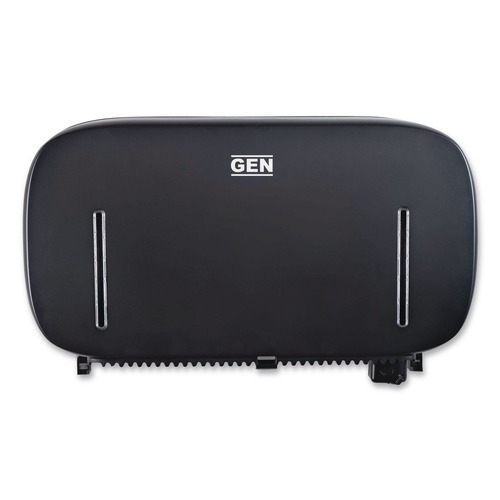 Paper Towel Holders | GEN R4200BK 11.6 in. x 4.84 in. x 19.95 in. Twin JBT Tissue Dispenser - Black image number 0