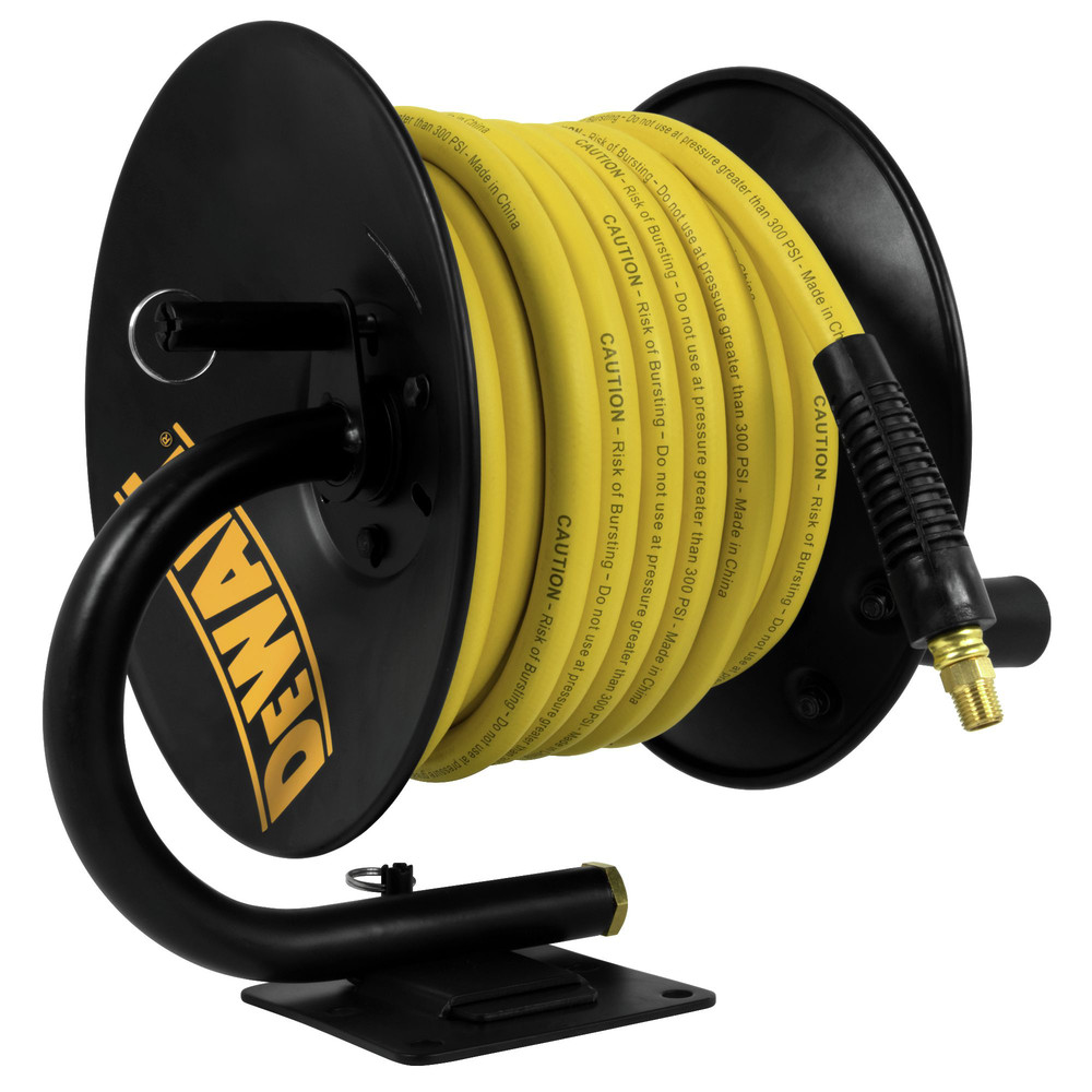 Dewalt DXCM0240348 38 in. x 50 ft. Manual Air Hose Reel CPO Outlets