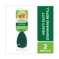Cleaning & Janitorial Supplies | Scotch-Brite 481-7-RSC 2.9  in. x 2.2 in. Soap-Dispensing Dishwand Sponge Refills - Green (2/Pack) image number 2