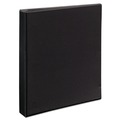 Office Jansan | Avery 09300 11 in. x 8.5 in. Sheet Size 1 in. Capacity 3 Rings Durable View Binder with DuraHinge and EZD Rings - Black image number 0