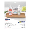 Office Jansan | Avery 22828 1.25 in. x 1.75 in. Removable Durable Labels with Sure Feed - Rectangle White (256/Pack) image number 0
