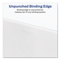 Bulk Savings Pricing 2 | Avery 11918 11 x 8.5 Avery Style Preprinted Legal Exhibit Side 10-Tab Index Dividers - White (25/Pack) image number 4