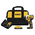 Impact Drivers | Dewalt DCF787D1 20V MAX XTREME Brushless Lithium-Ion 1/4 in. Cordless Impact Driver Drill Kit (2 Ah) image number 0