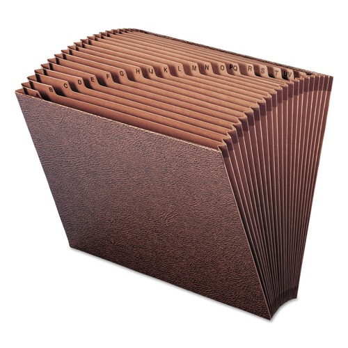 File Folders | Smead 70425 Tuff Expanding Files, 21 Sections, 1/21-Cut Tab, Letter Size, Redrope image number 0