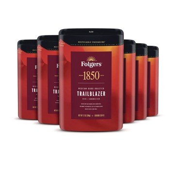 Folgers 2550062881 12 oz. Bag Coffee - Trailblazer (6/Carton)