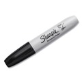 Permanent Markers | Sharpie 38201 Medium Chisel Tip Permanent Marker - Black (1-Dozen) image number 1