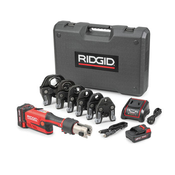 PRODUCTS | Ridgid 67178 RP 351 Cordless Press Tool Kit with Battery and 1/2 in. - 2 in. ProPress Jaws