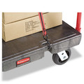 Mailroom Equipment | Rubbermaid Commercial FG443600BLA 24 in. x 48 in. 2000 lbs. Capacity Heavy-Duty Platform Truck Cart - Black image number 2