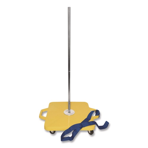 Office Filing Cabinets & Shelves | Champion Sports SX 21 in. x 16 in. x 39 in. 176 lb Capacity Scooter Stacker - Silver/Yellow image number 0
