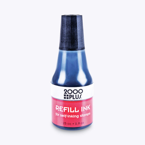Bulk Savings Pricing 1 | COSCO 2000PLUS 032962 0.9 oz. Bottle Self-Inking Refill Ink - Black image number 0