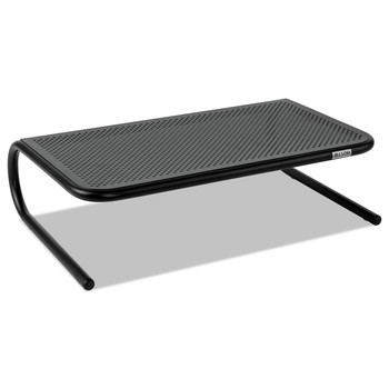 Allsop 19 in. x 12.5 in. x 5.25 in. Metal Art Monitor Stand Supports 30 lbs. - Black