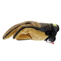 Work Gloves | Mechanix Wear LMP-75-009 M-Pact Leather Gloves - Medium 9 Tan/Black image number 3
