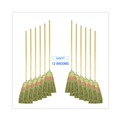 Brooms | Boardwalk BWK926YCT 56 in. Yucca/Corn Fiber Bristles Parlor Broom - Natural (12/Carton) image number 3