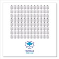 Cleaning & Janitorial Supplies | Boardwalk 6155B 4.5 in. x 4.5 in. 2-Ply Septic Safe Toilet Tissue - White (96/Carton) image number 4