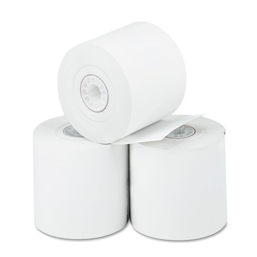 Office Jansan | PM Company 5247 2.25 in. x 165 ft. Direct Thermal Printing Thermal Paper Rolls - White (3/Pack) image number 0