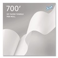 Paper Towels and Napkins | Scott 58423 8 in. x 700 ft. 1-Ply 100 Percent Recycled Hard Roll Paper Towels - White (6/Carton) image number 6