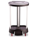 Cleaning Carts | Rubbermaid Commercial FG630000BLA 20.38 in. x 22.25 in. x 37.88 in. 30 Gallon Aluminum/Plastic Premium Step-On Linen Hamper - Black image number 0