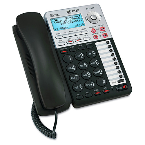  | AT&T ML17939 2-Line Speakerphone with Caller ID and Digital Answering System image number 0