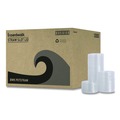 Cutlery | Boardwalk BWKPETSTRAW 16 oz. - 24 oz. PET Cold Cup Lids - Clear (1000/Carton) image number 0