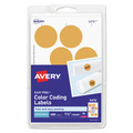 Bulk Savings Pricing 1 | Avery 05476 1.25 in. Diameter Printable Self-Adhesive Removable Color-Coding Labels - Neon Orange (8/Sheet, 50 Sheets/Pack) image number 0