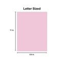 Art & Craft Paper | Universal UNV11204CT 8.5 in. x 11 in. 20 lbs. Bond Weight Deluxe Colored Paper - Pink (10 Reams/Carton) image number 4