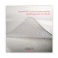 Office Chair Mats | Deflecto CM14443FCOM SuperMat 46 in. x 60 in. Medium Pile Carpet Frequent Use Chair Mat - Rectangle Clear image number 5