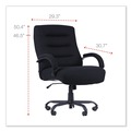  | Alera 12010-00 Kesson Series 21.5 in. to 25.4 in. Seat Height Big/Tall Office Chair - Black image number 5