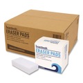Cleaning Cloths | Boardwalk 96157-M-BWK 2.5 in. x 4.5 in. 1 in. Thick Eraser Pads - White (6/Carton) image number 0